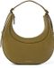 Coccinelle Leren handtas schoudertas Whisper Grained Leather Mini Bag Seagrass kaki
