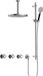 Hotbath Cobber - CW7067 - Inbouw Regendoucheset - Chroom