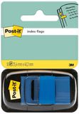 Post-it I680-2 Index 1 dispenser van 50 plakstrips (25,4 x 43,2 mm) blauw
