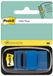 Post-it I680-2 Index 1 dispenser van 50 plakstrips (25,4 x 43,2 mm) blauw