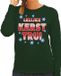 Bellatio Decorations Shoppartners Bv Foute kersttrui / sweater Lelijke kersttrui groen voor dames - kerstkleding / christmas outfit XS