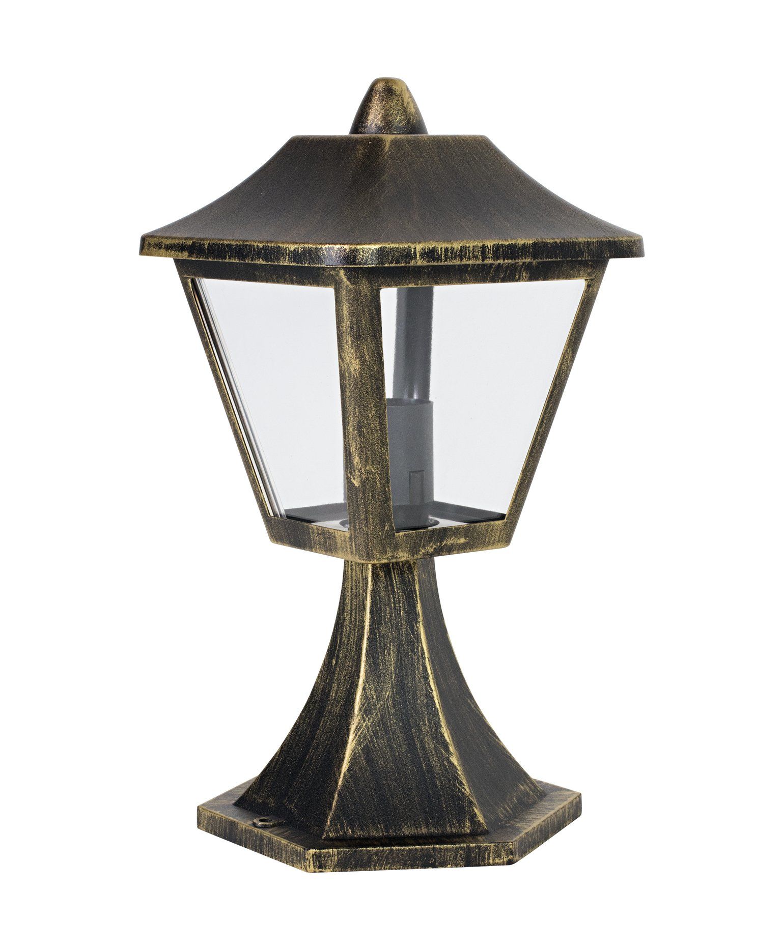 LEDVANCE ENDURA CLASSIC Tradition Buitenvloerverlichting - E27 - Zwart/Goud