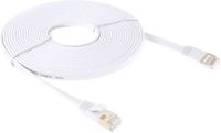 By Qubix Qubix Internetkabel - 10 meter - wit - CAT7 ethernet kabel - RJ45 UTP kabel
