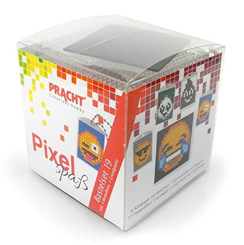 Pracht Creatives Hobby Pixel P90040-63501 knutselset - 4 sleutelhangers