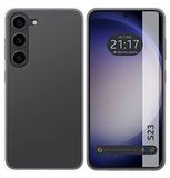 Beschermhoes Samsung Galaxy S23 5G Transparante TPU siliconen hoes