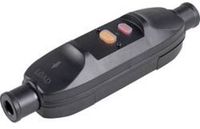AS-Schwabe 45223 persoonlijke bescherming tussenschakelaar 30 mA, beschermingsklasse IP 55, zwart