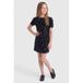 ONLY KIDS ONLY GIRL midi jurk met pailletten - zwart