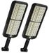 Lampe solaire LED, 256 LED, détecteur de mouvement, IP65, 2 pièces