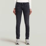 G-Star Contor 3D Slim Wmn Dames Jeans 28/34 worn in zinc