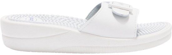 Scholl Slippers New Massage PVC Vrouwen - Wit