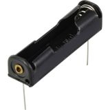 TRU COMPONENTS TC-13220560 Support de pile Nombre de cellules : 1 AAA (crayon) Pôles de contact (L x l x H) 50 x 13 x 12 mm