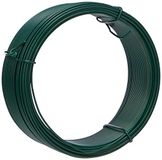 Merriway® BH00134 Kunststof gecoate tuindraad, 1,2 mm x 0,75 (30 meter) - groen
