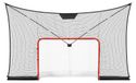 But hockey avec filet, 366 x 213 cm - Set d'entraînement de but de street hockey - Couverture améliorée - Léger et portable - Set complet - Filet durable