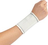 E-life Universele Elastische Polsbandage - M - Beige