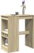 Maison Exclusive Tabouret de bar avec étagère, chêne Sonoma, 90x47,5x103,5 cm, panneau de particules