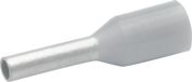 Klauke 47418 Adereindhulzen 4 mm² Deels geïsoleerd Grijs 100 stuk(s)