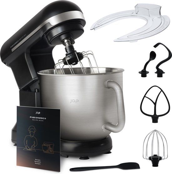 JAP Appliances Mastermix Keukenmixer - 1000W - 5.7L - Mat Zwart