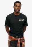 Superdry B-Movie grafisch T-shirt met losse pasvorm Heren Zwart Katoen Maat L