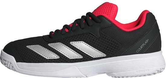 Adidas Performance Courtflash Tennis Schoenen Kids - Wit - Maat 33