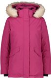 CMP Dames Parka met Rits en Capuchon, Maat 34, Rood/Sangria