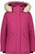 CMP Dames Parka met Rits en Capuchon, Maat 34, Rood/Sangria