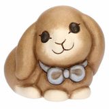THUN Roger Haas met kleine strik, keramiek, lentetuin, 7,9 x 5,7 x 6,6 cm