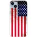 1001 coques Apple iPhone 15 Plus Siliconen hoesje Amerikaanse vlag
