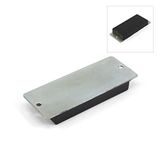 Magneet Expert® 100 x 39 x 12mm dik Rubber Coated Mag Pad - 5kg Trek
