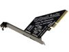 KALEA-INFORMATIQUE PCIe Gen4 x8 kaart naar 2 Oculink poorten