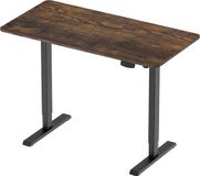VDD Gaming Zit-sta bureau Elektrisch verstelbaar 120x60 cm Zwart - bruin