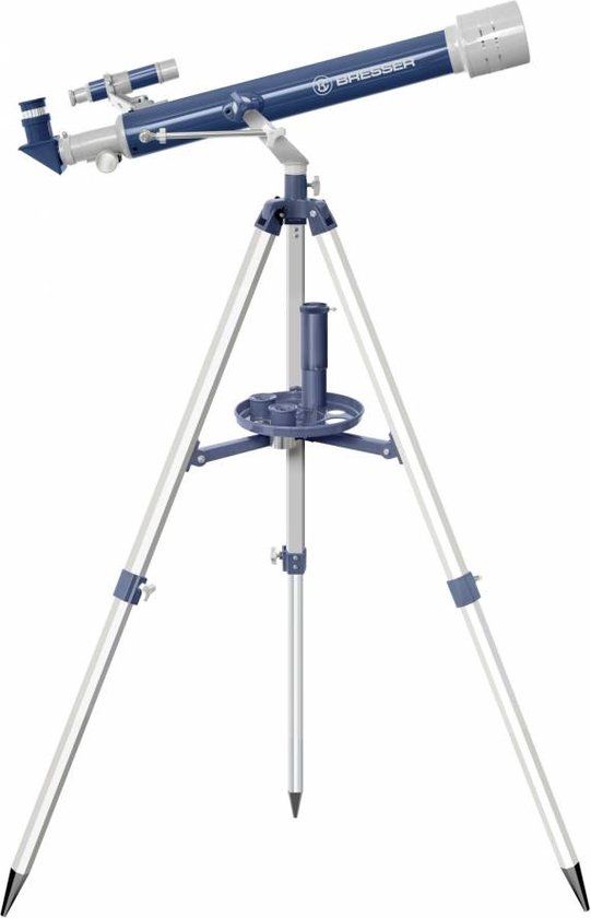 Bresser Junior Telescoop 60/700 - Blauw/Grijs - Incl. Koffer en Statief