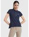 Tommy Hilfiger Polo avec ornements en cristal - Bleu marine - M