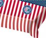 Merkloos USA tafelkleed - 130 x 180 cm - Plastic - Amerikaanse vlag