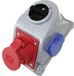 PCE 96061551 CEE-wandcontactdoos 16 A 5-polig 400 V 1 stuk(s)