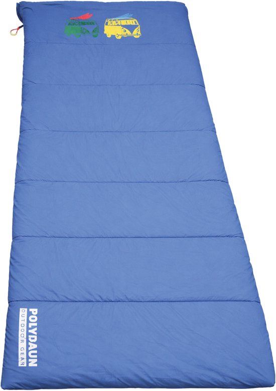 Polydaun Beach house - kinderslaapzak - junior slaapzak - VAN - GRS Isocraft® vulling - blue - 70x160 cm