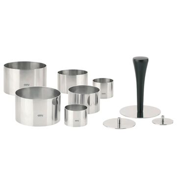 Gefu Formidable - Bakvormen - 6 stuks - rond - vaatwasserbestendig