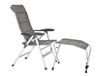 Obelink Corsa fauteuil inclinable avec repose-pieds - Gris