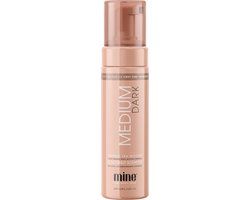 MINETAN Medium Dark Tanning Foam - 200ml - Self-Tanning Mousse