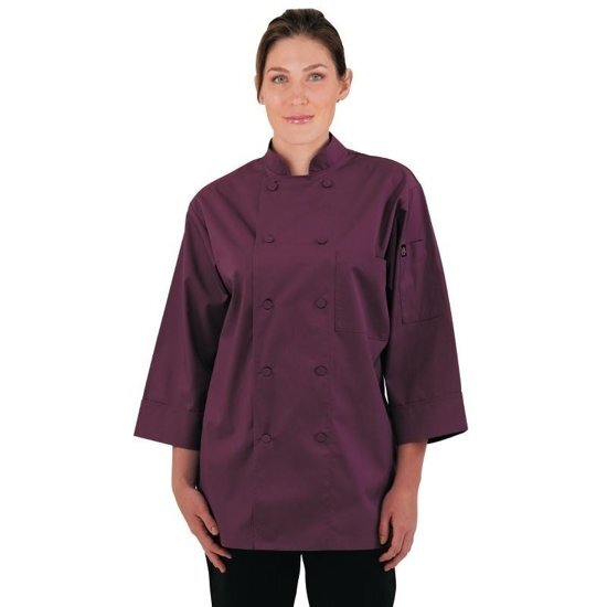 CHEF WORKS - COLOUR Chef Works lite koksbuis bordeaux Maat M