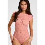 Hunkemöller Shirt body 'Aveline' perzik