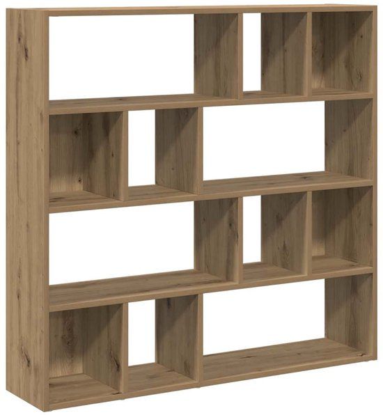 vidaXL Boekenkast/kamerscherm 105x24x102 cm artisanaal eikenkleur