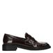 POSH by Poelman Bella lakleren loafers met blokhak bordeaux