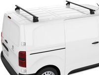 Acier barres de toit RENAULT KANGOO de 2001 - 2013 set met 2 stangen - Noir