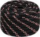vidaXL Multifunctioneel touw 20 mm 25 m Zwart en Rood PP