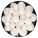 Decoris Kerstballen Parelmoer Wit 30x - 4, 5, 6 cm - Mat-Glans-Glitter