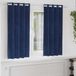 VidaXL Gordijnen 2 st donkerblauw 140 x 175 cm fluweel