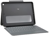 Logitech Rugged Folio, toetsenbordbeschermhoes voor iPad (7e, 8e en 9e generatie), met Smart Connector en stevig spatwaterdicht, Frans toetsenbord (AZERTY ), zwart