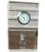 Mudi horloge tricolore avec chien Art-Dog