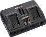 Yato Chargeur intelligent Duo 18 V YT-828501