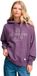 Superdry Luxe Casual Relaxed Hoodie Dames Vintage Smoke Purple